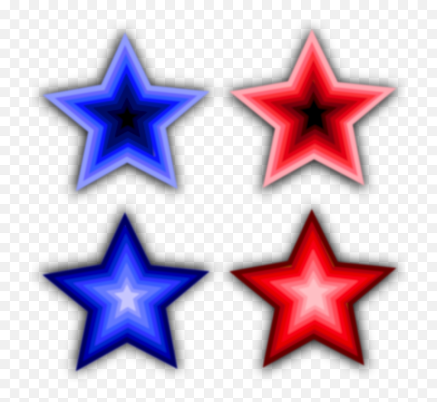 Electric Blue Star Line Png Clipart - Four Stars Clip Art,Star Line Png