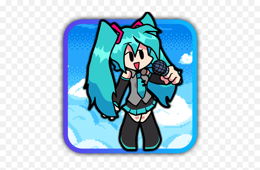 Friday Mod Hatsune Miku Dance Buttonsimulator 3 Apk Full - Hatsune Miku Mod Fnf Png,Five Nights At Freddy's Icon