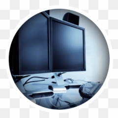 Managed It Support For Smbs Atlanta Novatech - Dual Monitor Desk Setup png