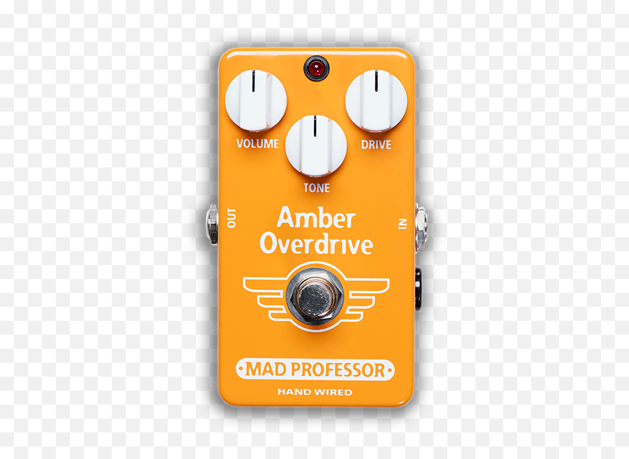 Amber Overdrive Hand Wired - Mad Professor Sweet Honey Overdrive Hw Png,Intec Rock Icon Guitar