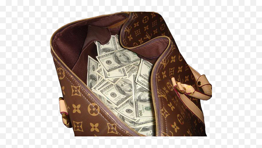Download Money Bag Png - Louis Vuitton And Money Full Size Gucci
