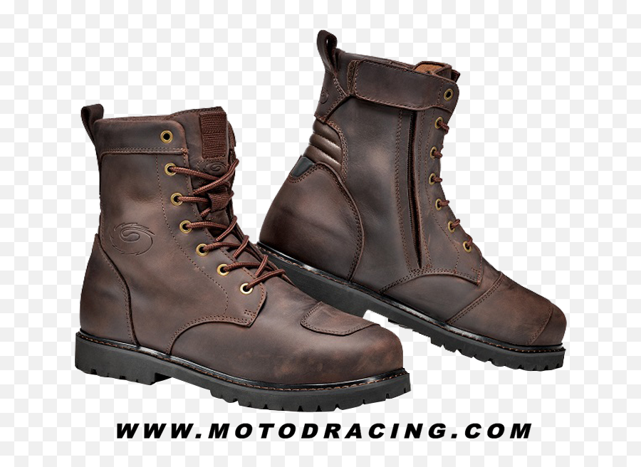 Brown Motorcycle Riding Bootsrajeshmotorscom - Sidi Denver Mc Shoes Png,Icon 1000 Truant Boots