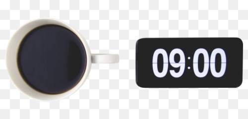 Morning Coffee With Phone Transparent - Circle png
