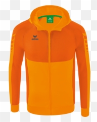 Training Jacket Jako Classico Neon Orange Kids - Hooded png