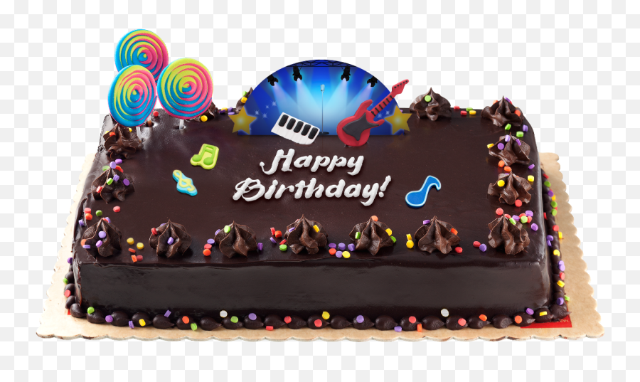 Top Up The Birthday Fun With Red Ribbon Dedication Cake - Happy Birthday Kids Chocolate Cake Png,Pop Icon Theme
