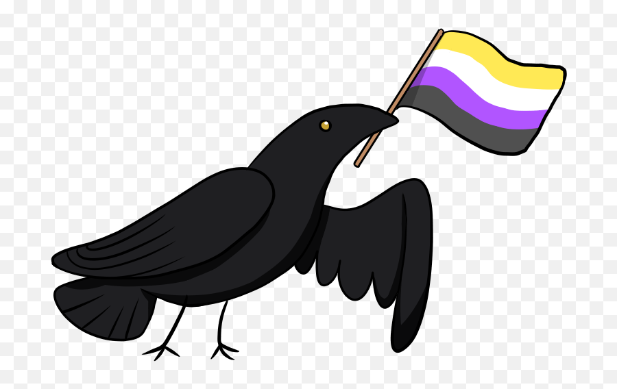 Pride Corvids - Pride Raven Png,Nonbinary Icon
