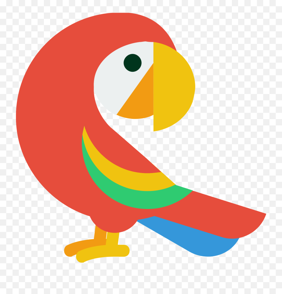 Vector Parrot Transparent Png Clipart - Parrot Clipart Transparent Background,Parrot Transparent Background