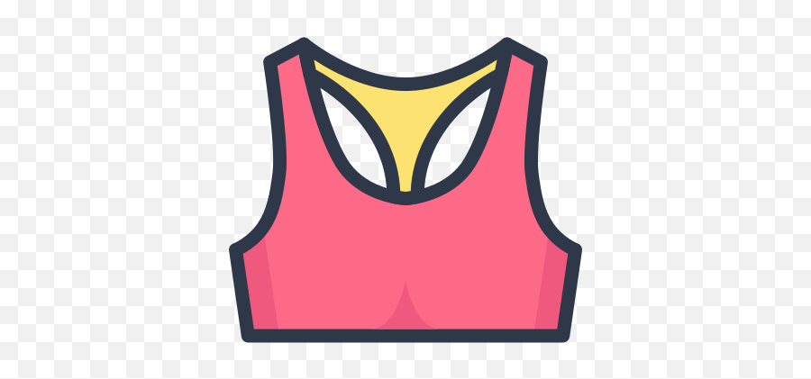 Sports Bra Vector Icons Free Download In Svg Png Format - Sleeveless,Sport Flat Icon