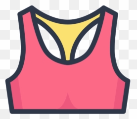 Sports Bra Vector Icons Free Download In Svg Png Format - Sleeveless