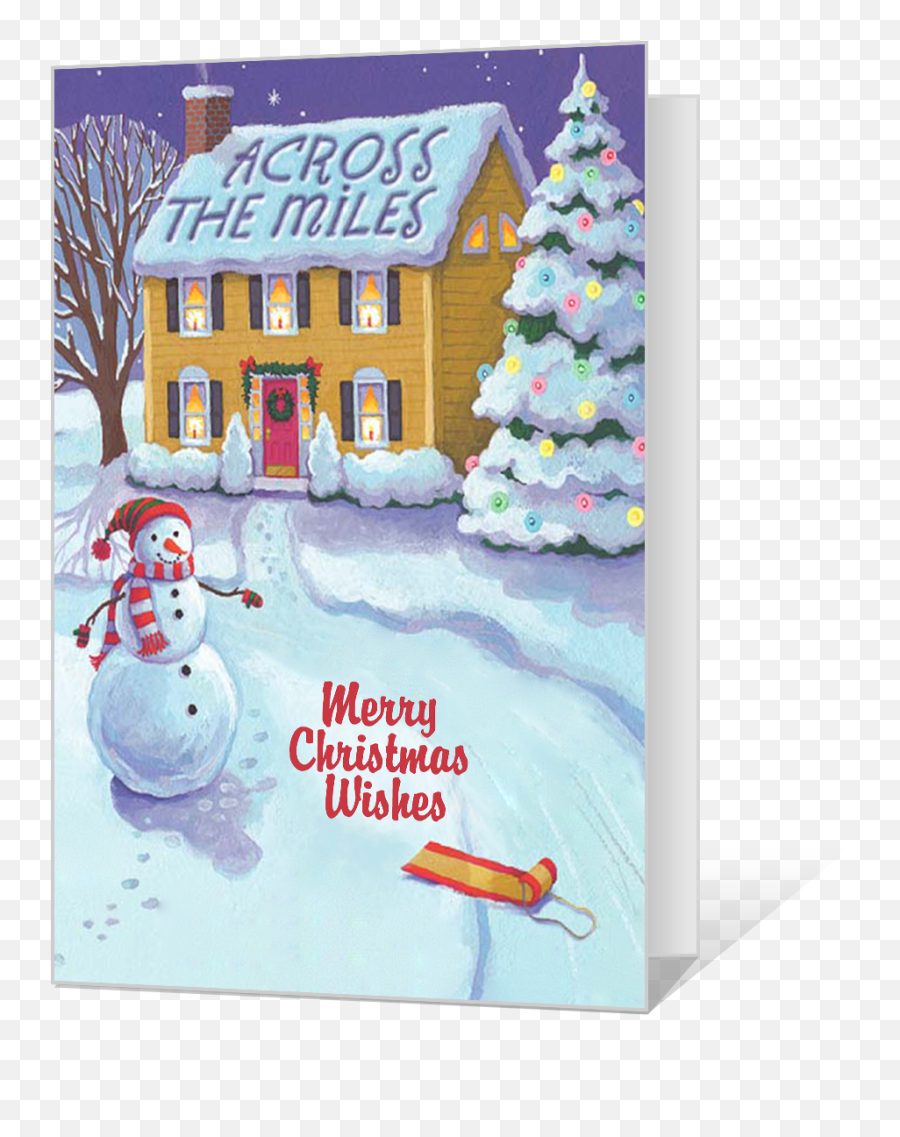 Across The Miles Printable American Greetings - Merry Across The Miles Christmas Png,Christmas Funny Icon