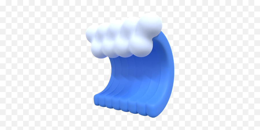 Premium Ocean Wave 3d Illustration Download In Png Obj Or - Fist,Ocean Wave Icon