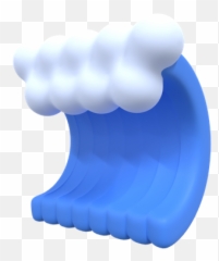 Premium Ocean Wave 3d Illustration Download In Png Obj Or - Fist