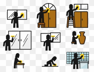 Wipe Stickman Icon 126582 Vector Art Transparent PNG