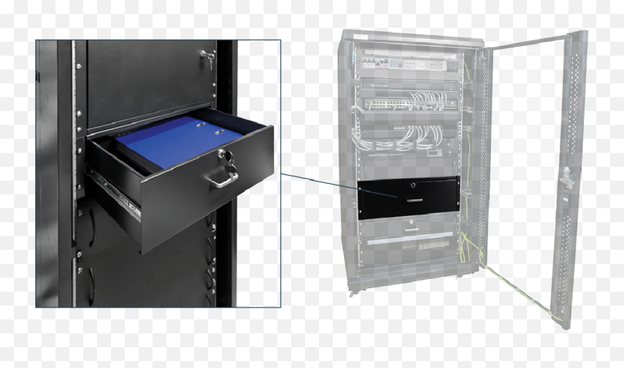 Rack Drawer 4u - Rasr4 Png,Server Icon Visio