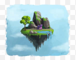Amphibian Drawing Realistic Transparent - Waterfall Floating Island Drawing Png,Floating Island Png