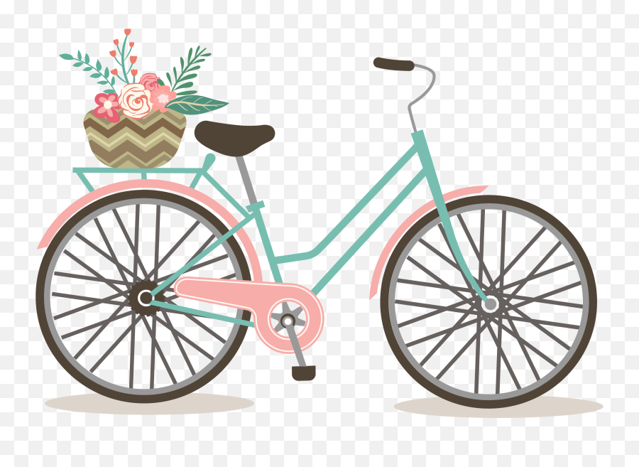 Cute Clipart Bike - Bicycle Clip Art Png,Bike Transparent