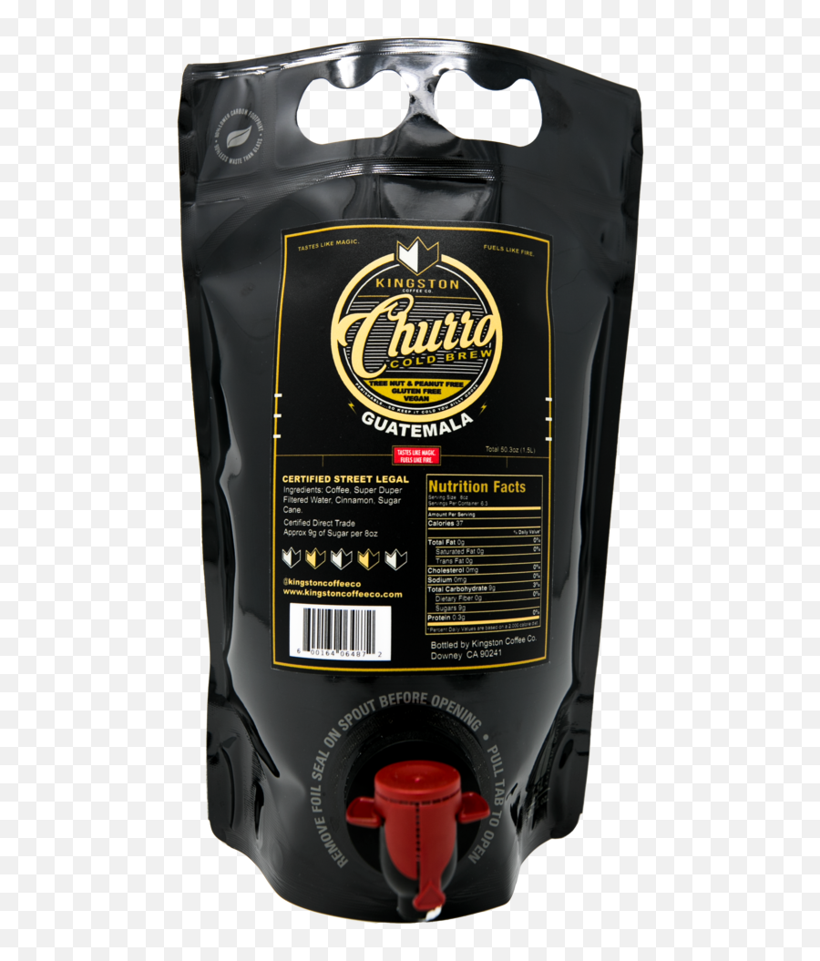 Churro Cold Brew 50oz Pouch - Jamaican Blue Mountain Coffee Png,Churro Png