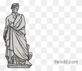 Statue Dante Illustration - Twinkl Flipkart Png,Dante Png