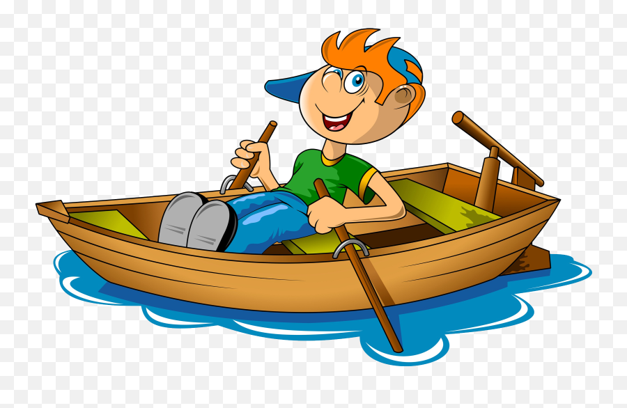 4570book Hd Ultra Boat - Rowing A Boat Cartoon,River Png