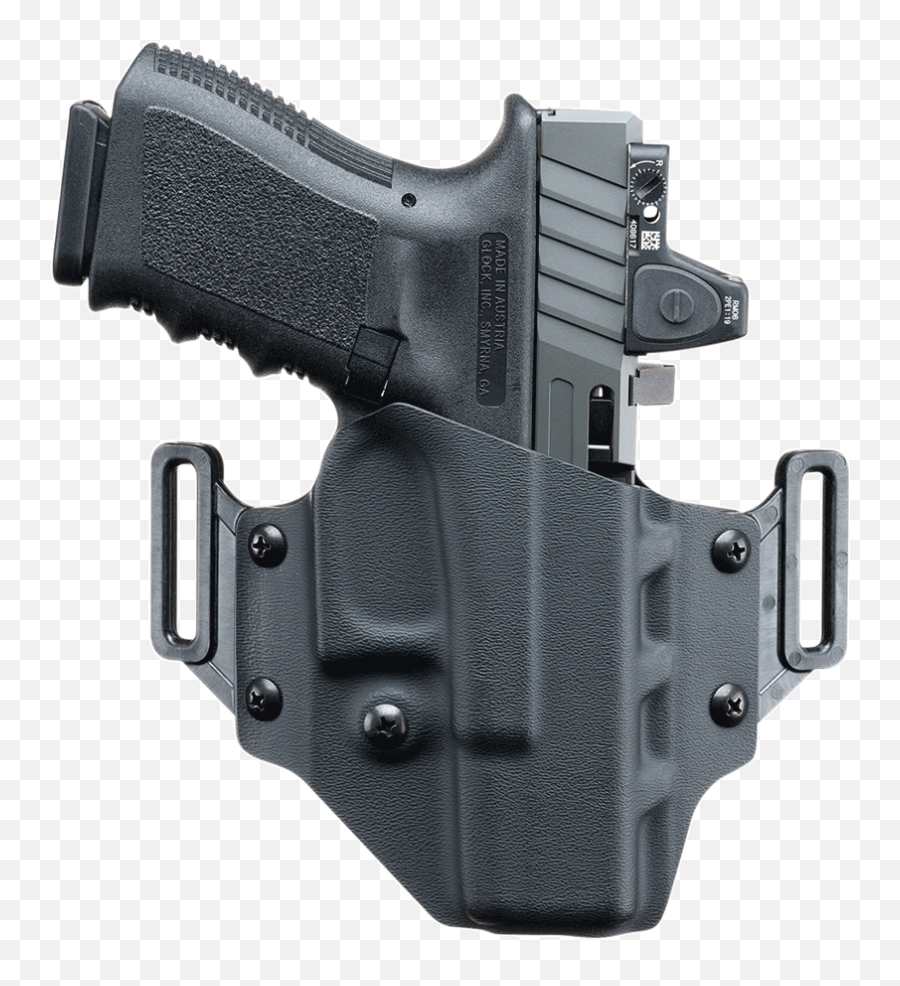 Crucial Concealment 1000 Covert Owb Compatible With Glock 17 Kydex Black - Sig Sauer P320 X Compact Owb Holster Png,Glock Png