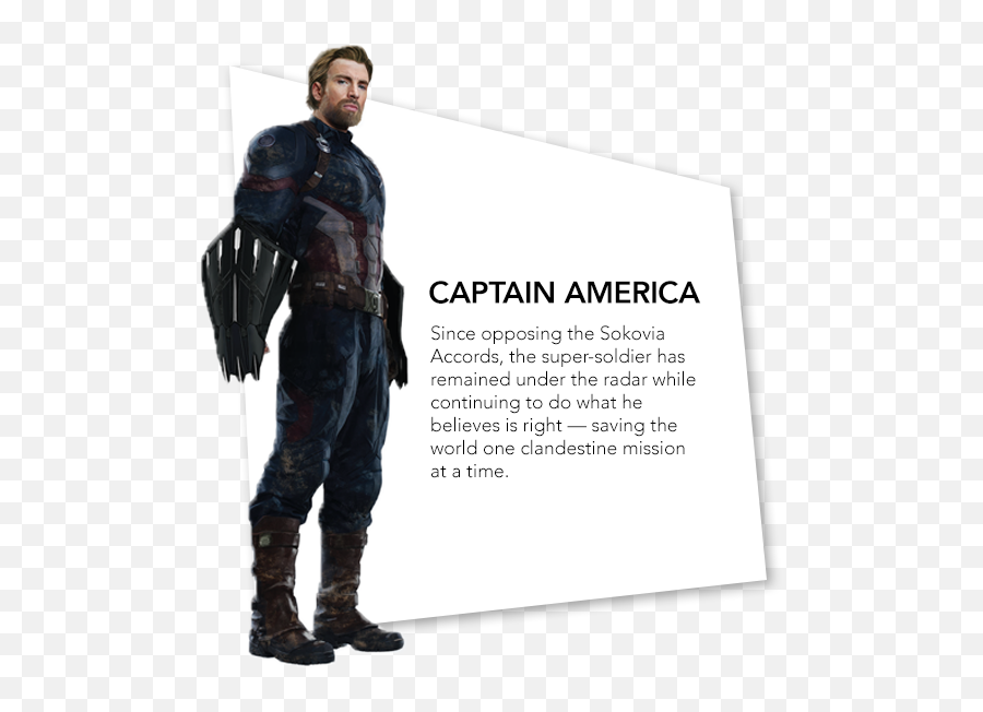 What Do These Avengers Infinity War Character Bios Tell Us - Avengers Infinity War Captain America Name Png,Infinity War Logo Png