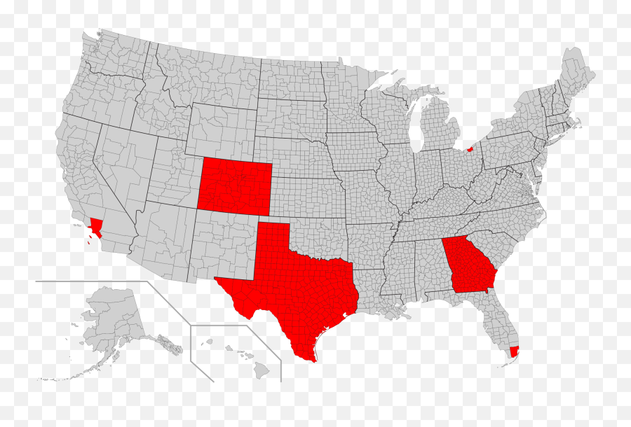 Texas Bed Bugs Map Png Image - 2020 Democratic Primary Results Map,Texas Map Png