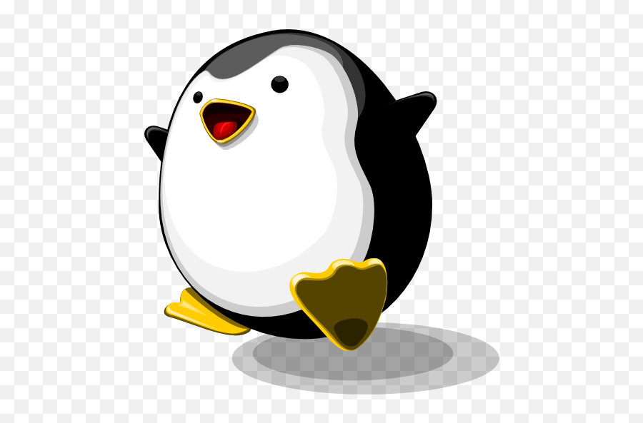 Linux Transparent Png File - Happy Linux Penguin,Linux Png