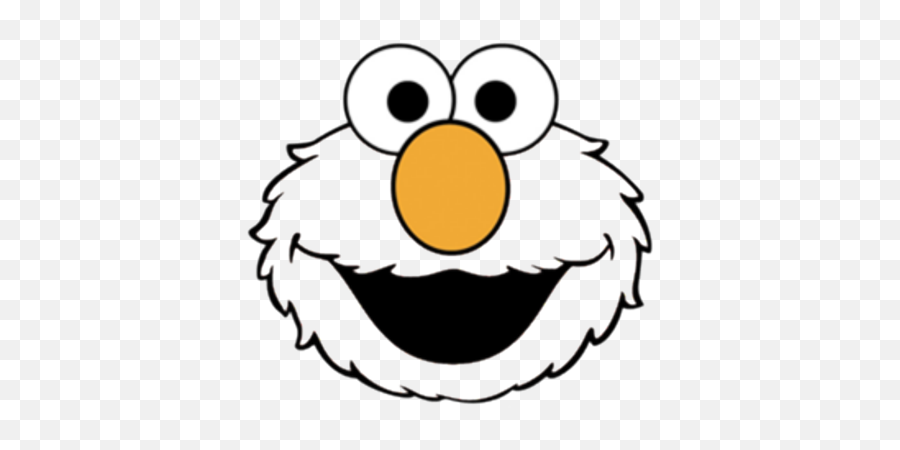 Elmo Template A Decal - Elmo Sesame Street Coloring Pages Png,Elmo Transparent Background