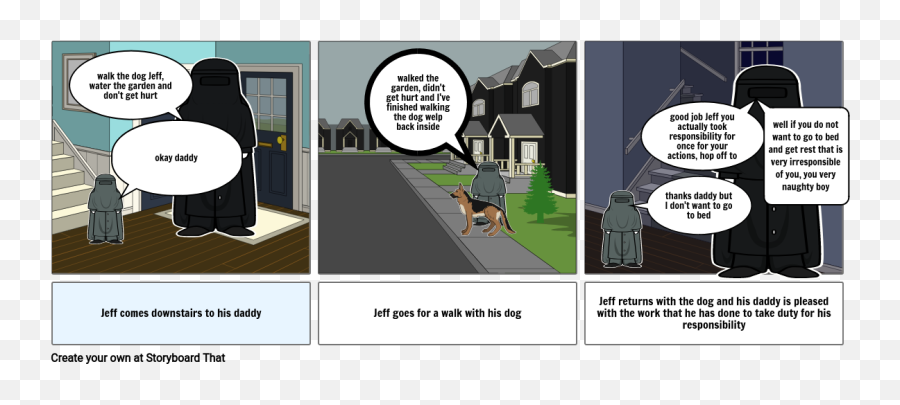 Jeff And Doggou0027s Adventure Storyboard By D4nk3y - Cartoon Png,Doggo Png