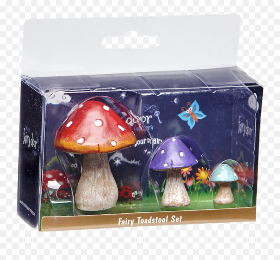 Fairy Door Toadstool Set - Penny Bun Png,Toadstool Png