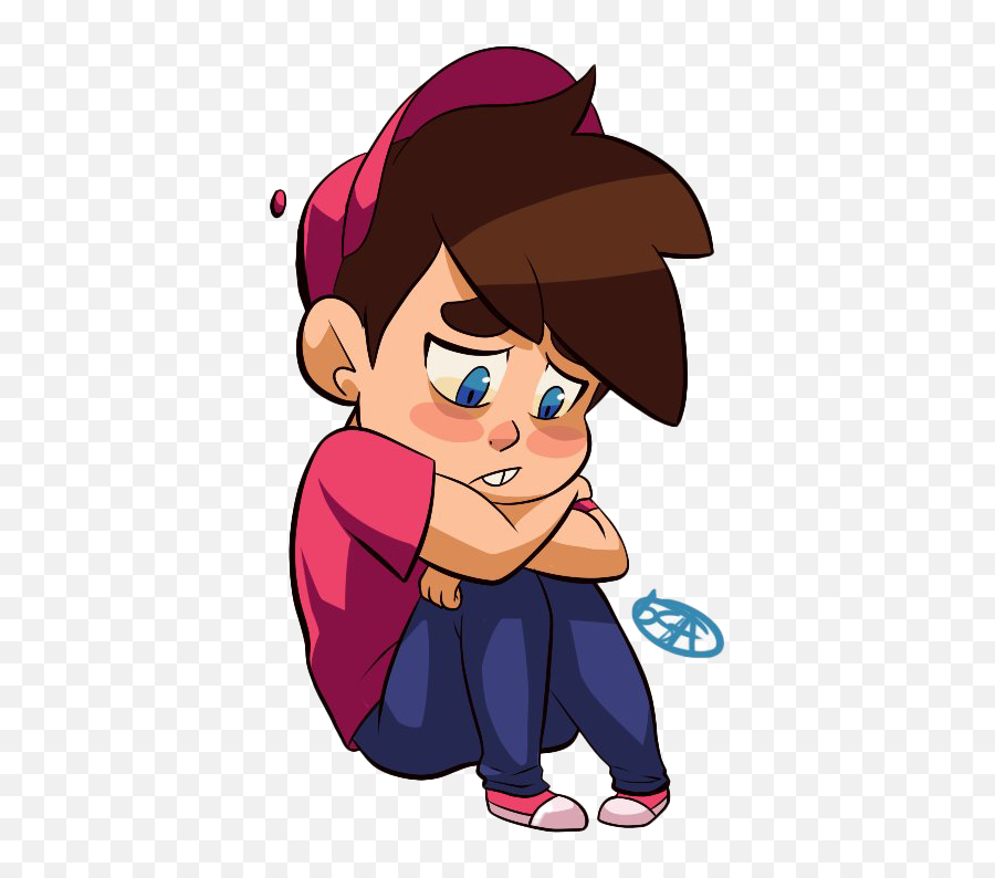 Unhappy Guy Png Clipart - Sad Boy Cartoon Png,Anime Guy Png - free  transparent png images 
