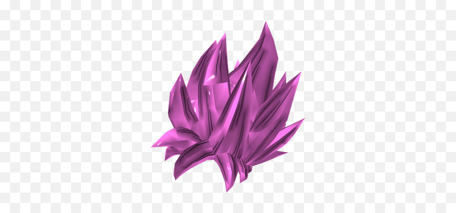Super Saiyan Rose Wig - Origami Png,Goku Hair Transparent