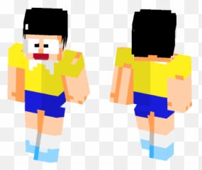 Download Nobita Nobi From Doraemon Minecraft Skin For Free - Skins Para Minecraft De Doraemon Png,Doraemon Logo