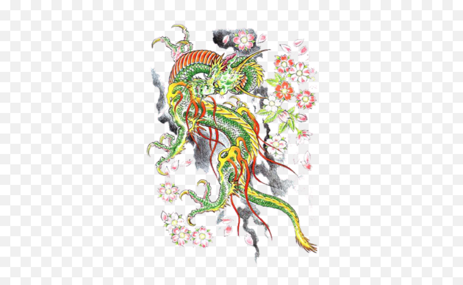 Dragon Tattoos Png - Dragon Chinese Tattoos Png,Dragon Tattoo Png