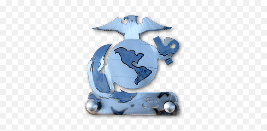 Eagle Globe Anchor Two Hook - Emblem Png,Eagle Globe And Anchor Png