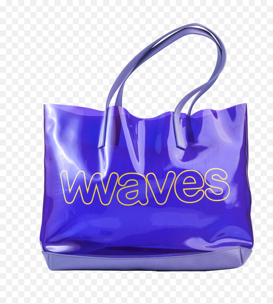 Waves Purple Swim Bag - Tote Bag Png,Waves Transparent
