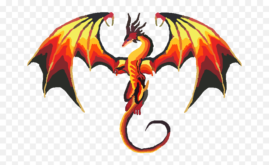 I Usually Dont Do Flying Dragons So - Dragon Cross Stich Pattern Png,Fire Dragon Png