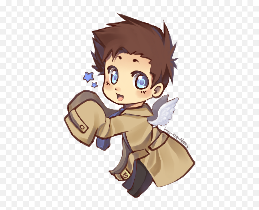 Fuckinu0027 Happy Birthday You Turd - Poo Supernatural Castiel Chibi Png,Turd Png