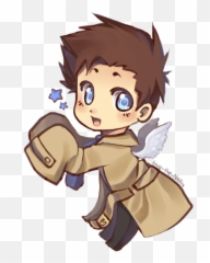 Fuckinu0027 Happy Birthday You Turd - Poo Supernatural Castiel Chibi Png,Turd Png