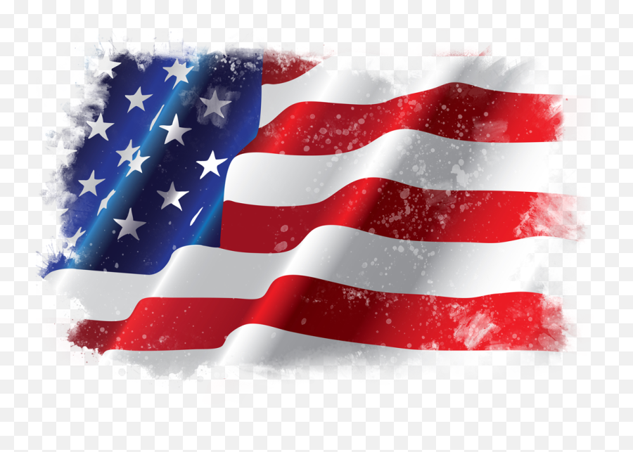 Flag Of The United States Denmark Ireland - High Resolution American Flag Png,Ireland Flag Png