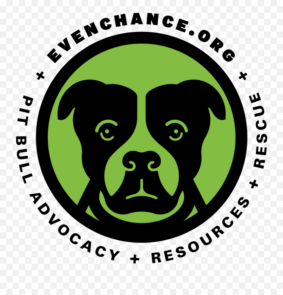 Even Chance Pitbull Rescue - Language Png,Pitbull Logo