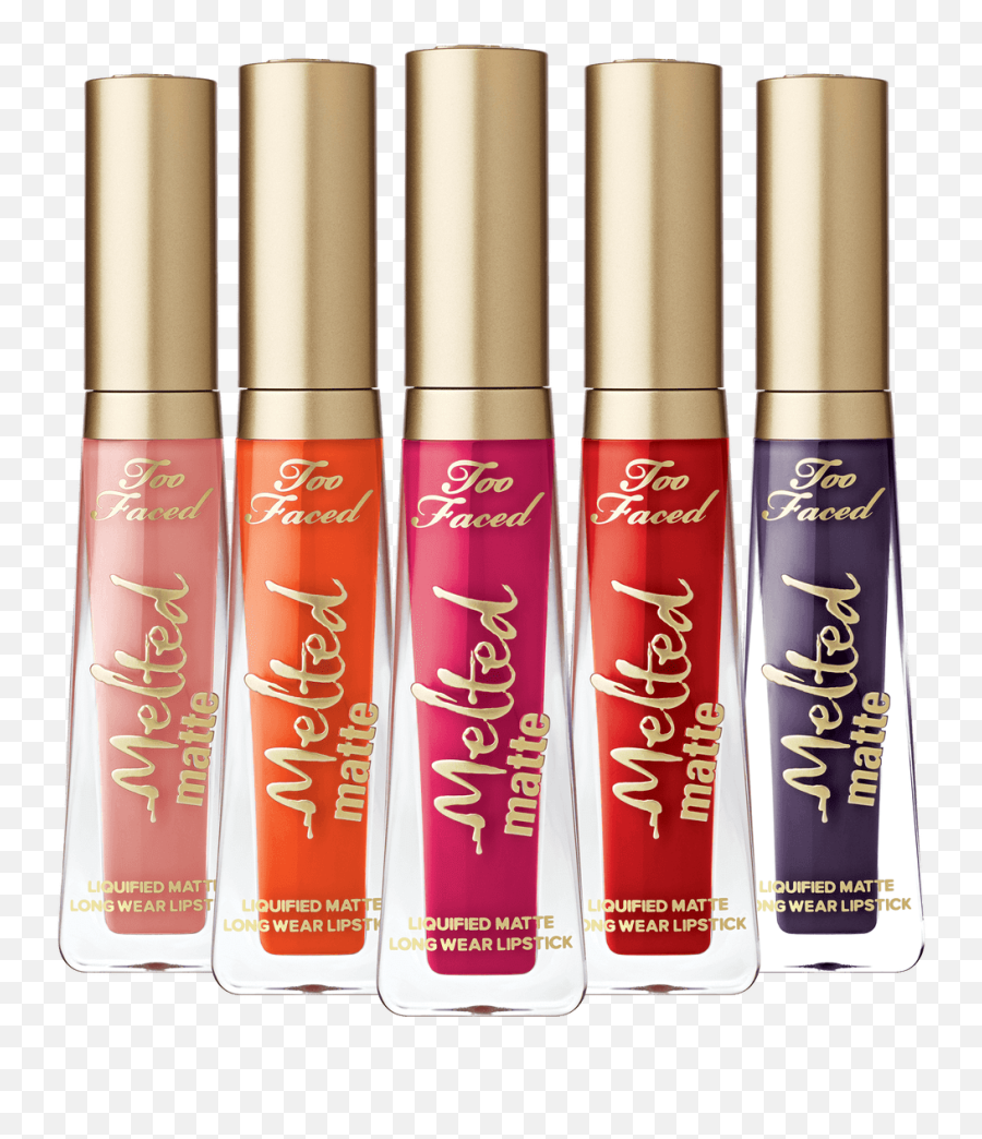Melted Liquified Matte Too Faced Lipstick Transparent - Too Faced Lipstick Matte Png,Lipstick Transparent
