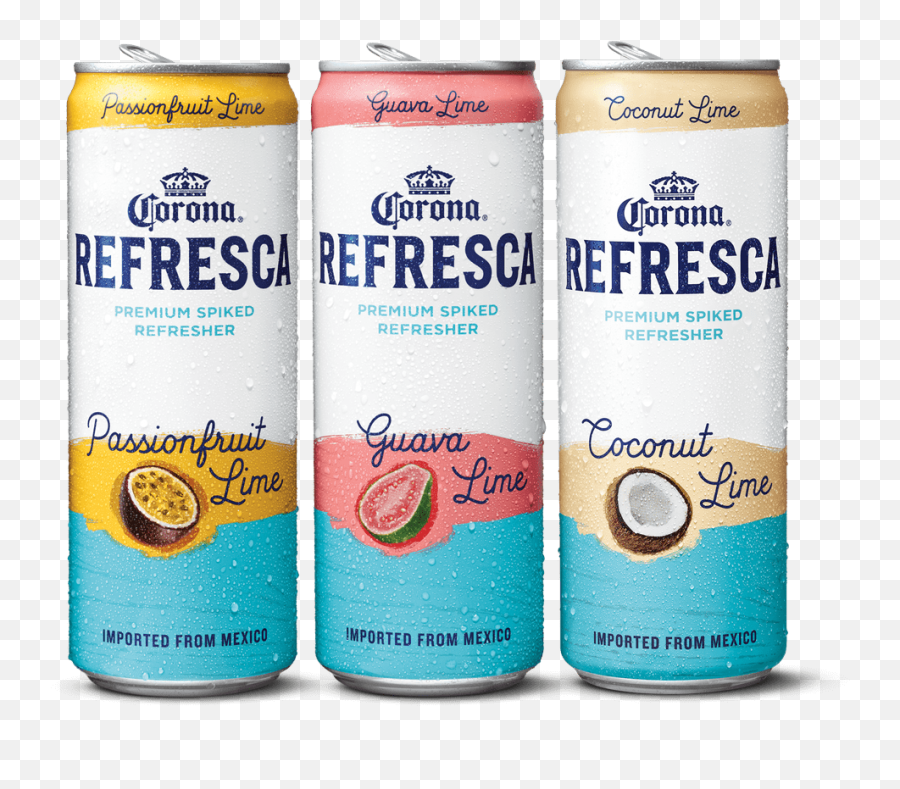 Corona Refrescas Spiked Malt Drinks Popsugar Food - Corona Coconut Lime Refresca Png,Corona Beer Png