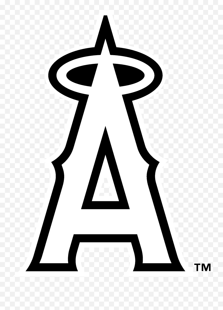 Download Anaheim Angels Logo Black And - Los Angeles Angels Png,Angels Logo Png