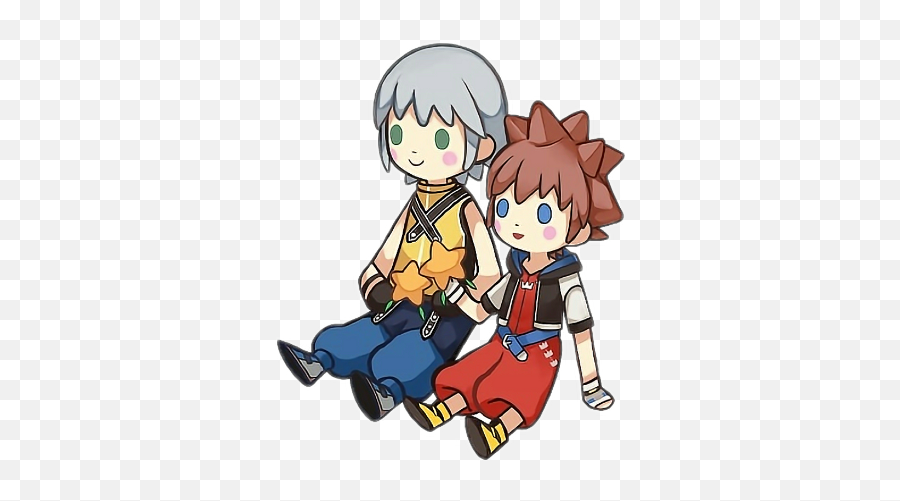 Kingdomhearts Sora Riku Disney Tumblr Sticker By - Fictional Character Png,Kingdom Hearts Sora Png