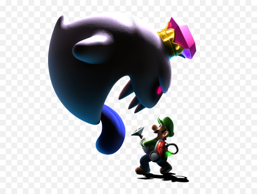 Luigis Mansion Dark Moon Luigi Clipart - King Boo Mansion Dark Moon Png,King Boo Png
