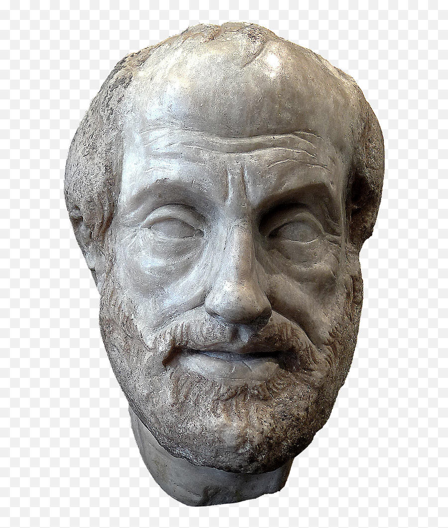 Portrait Of Aristotle Ancient Greece - Aristotle Bust Transparent Png,Greek Bust Png