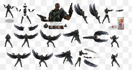 Avengers - Falcon Exo 7 Jetpack Png,Falcon Marvel Png