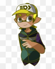 Helpful Yellow Inkling - Cartoon Transparent Jingfm Fictional Character png