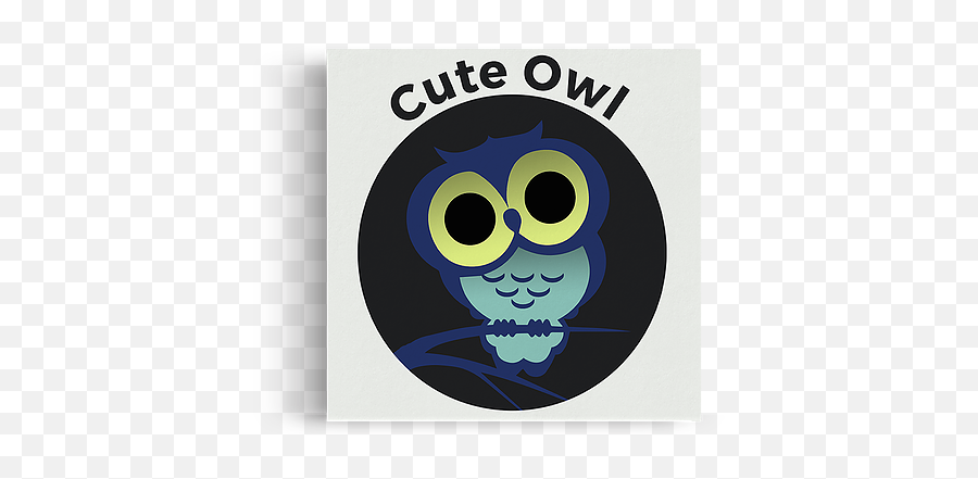 Cute Owl - Circle Full Size Png Download Seekpng Dot,Cute Owl Png